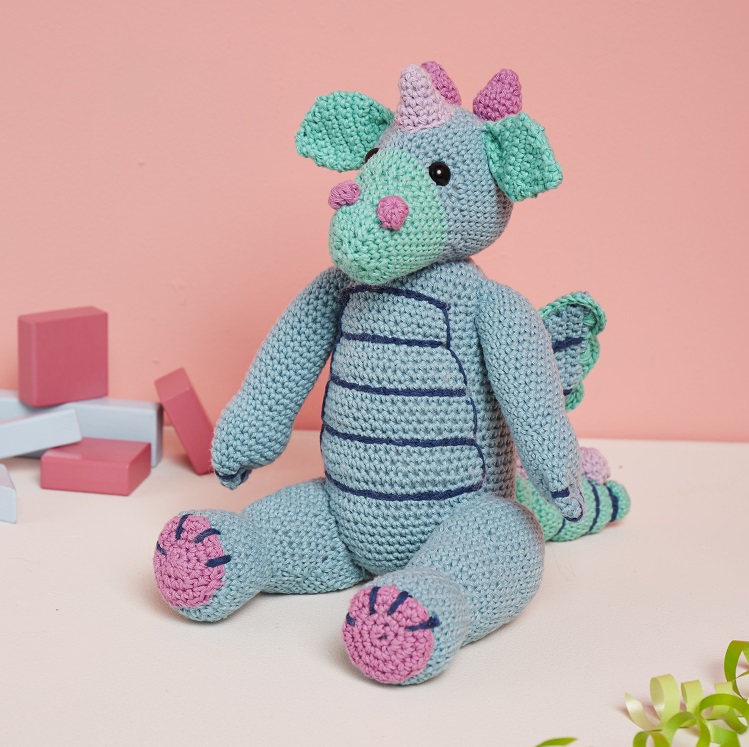 crochet dragon pattern baby toy