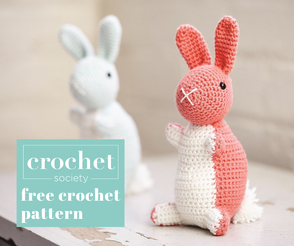 free crochet pattern vintage bunny rabbit