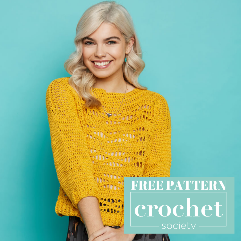 free ightweight crochet sweater pattern 2