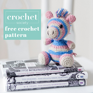free zebra crochet pattern thumbnail