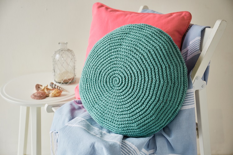seashell crochet cushion pattern